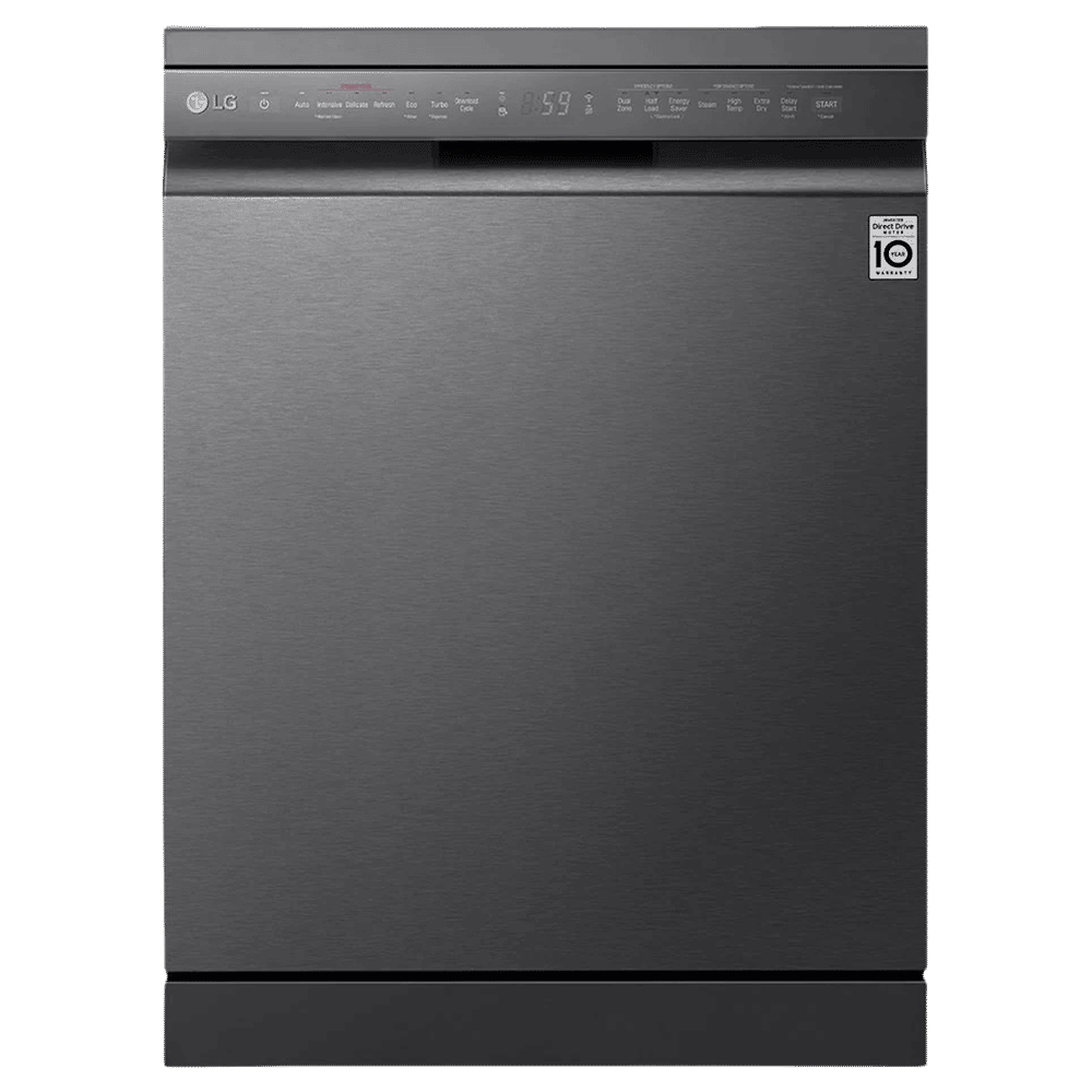 Buy LG DFB424FM 14 Place Settings Free Standing Dishwasher with